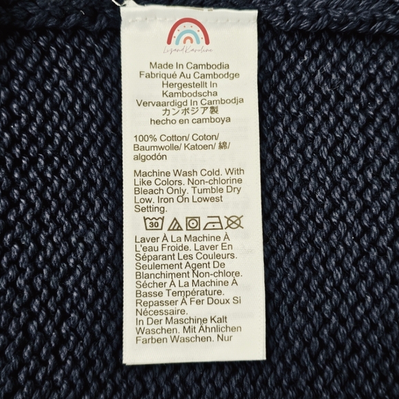 New! J. Crew 1988 Rollneck Sweater in Cotton Navy Unisex - Picture 11 of 11